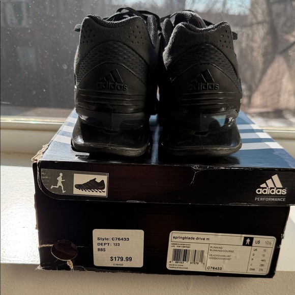 Adidas Men's Black Springblade Athletic Shoes - Picture 3 of 5